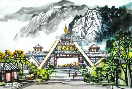 安徽風(fēng)景如畫！手繪版的安徽旅游景點更美！